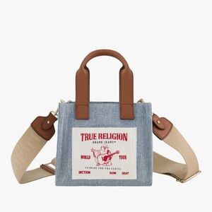 NWT: Mini True Religion Tote Bag